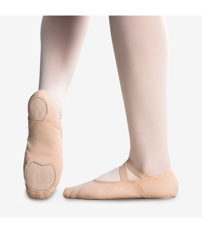 Diamond Canvas Ballet Shoes (Light Pink)