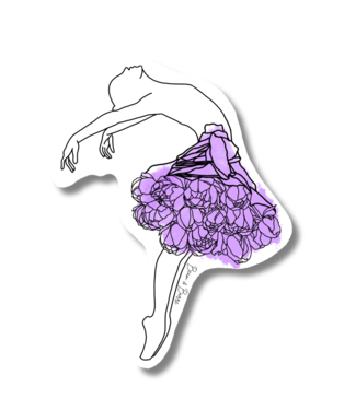 Beam & Barre Bouquet Dancer Sticker