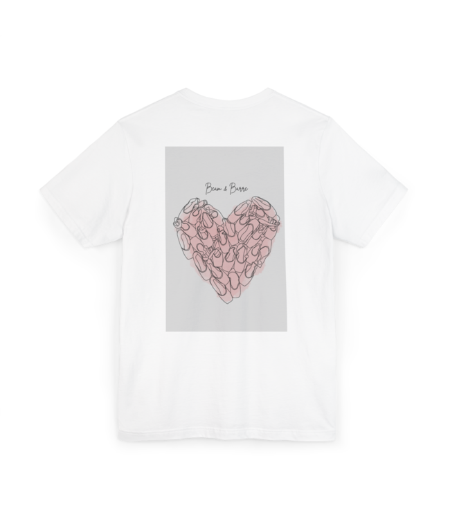 Framed Pointe Shoe Heart Shirt