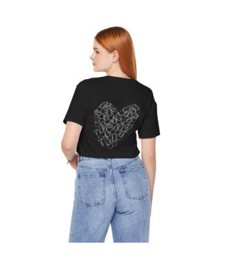 Beam & Barre Pointe Shoe Heart Shirt Black