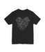 Pointe Shoe Heart Shirt Black