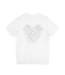 Pointe Shoe Heart Shirt White