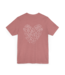 Pointe Shoe Heart Shirt Mauve