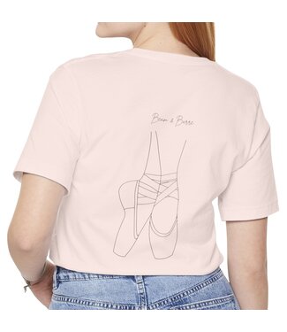 Beam & Barre Pointe Shoe Shirt Soft Pink
