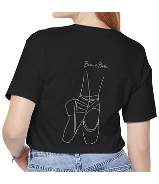 Beam & Barre Pointe Shoe Shirt Black