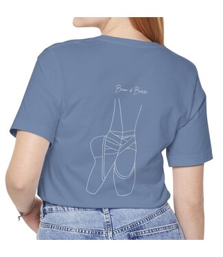 Beam & Barre Pointe Shoe Shirt Periwinkle