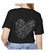 Beam & Barre Pointe Shoe Heart Shirt Black
