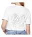 Beam & Barre Pointe Shoe Heart Shirt White