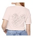 Beam & Barre Pointe Shoe Heart Shirt Soft Pink