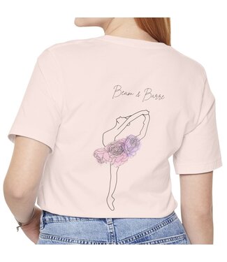 Beam & Barre Peony Dancer Shirt  Soft Pink