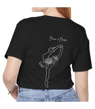 Beam & Barre Peony Dancer Shirt Black