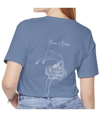Beam & Barre Bouquet Dancer Shirt Periwinkle