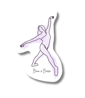 Beam & Barre Ballerina Sticker