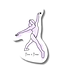 Beam & Barre Ballerina Sticker