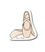 Beam & Barre Pointe Shoes Sticker