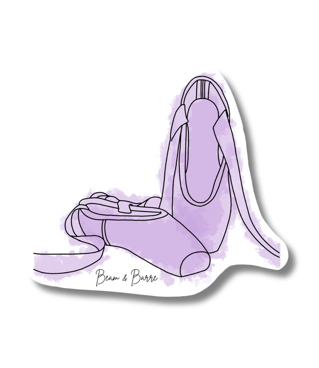Pointe Shoes Sticker