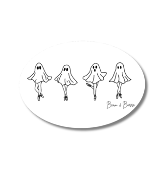Beam & Barre Dancing Ghosts Sticker