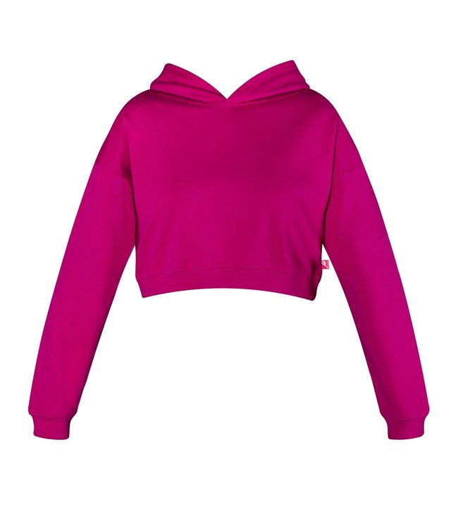 Children's Avery Cropped Hoodie Mulberry