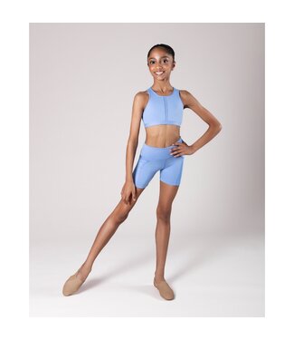 Energetiks Children's Tate Crop Top Blue Illusion
