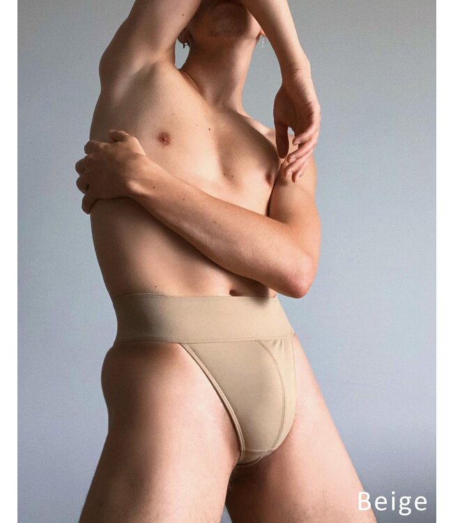 Thong Dance Belt Beige