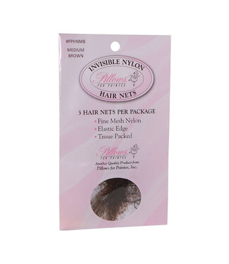 Pillows for Pointes Hair Nets Medium Brown