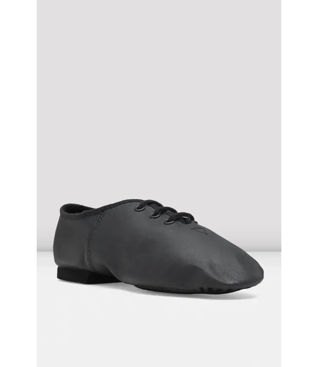 Children's UltraFlex Leather Lace-up Jazz Shoe Black