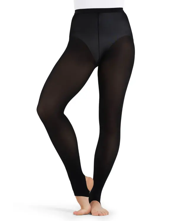 Ladies' Stirrup Tights Black Small