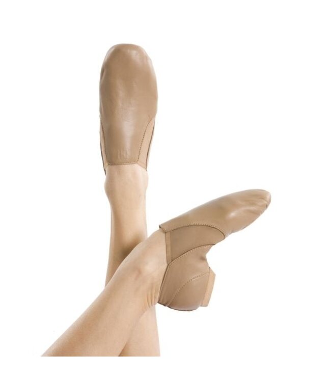 Ladies' Neoprene Jazz Shoes Tan