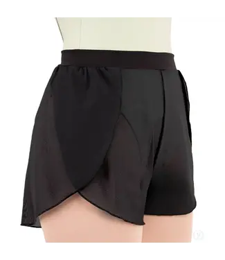 Eurotard Ladies' Mesh Petal Shorts Black