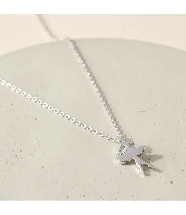 Ballerina Necklace Silver