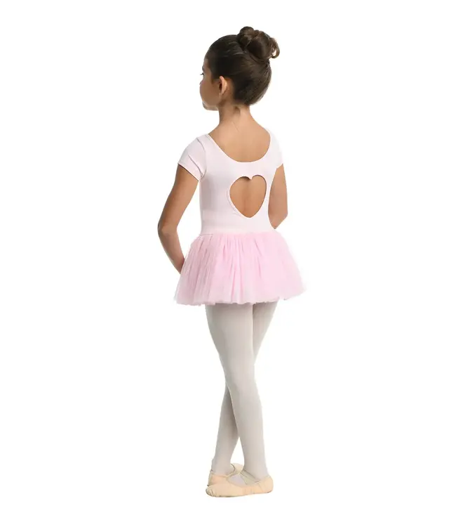 Cap Sleeve Tutu Dress Pink