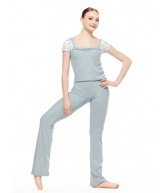Ladies' Deven Unitard Knit Light Blue