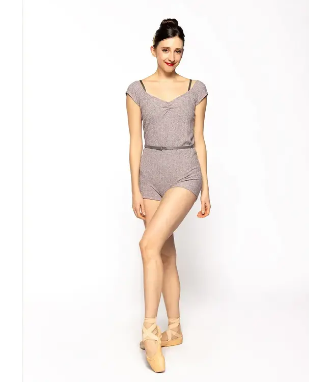 Ladies' Simone Biketard Knit Mushroom