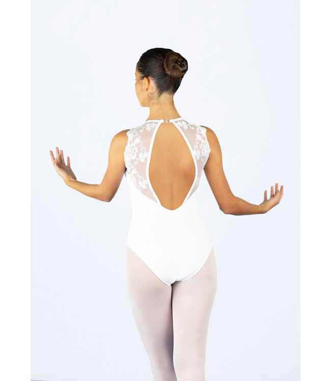 Ladies' Alba Leotard Blanc