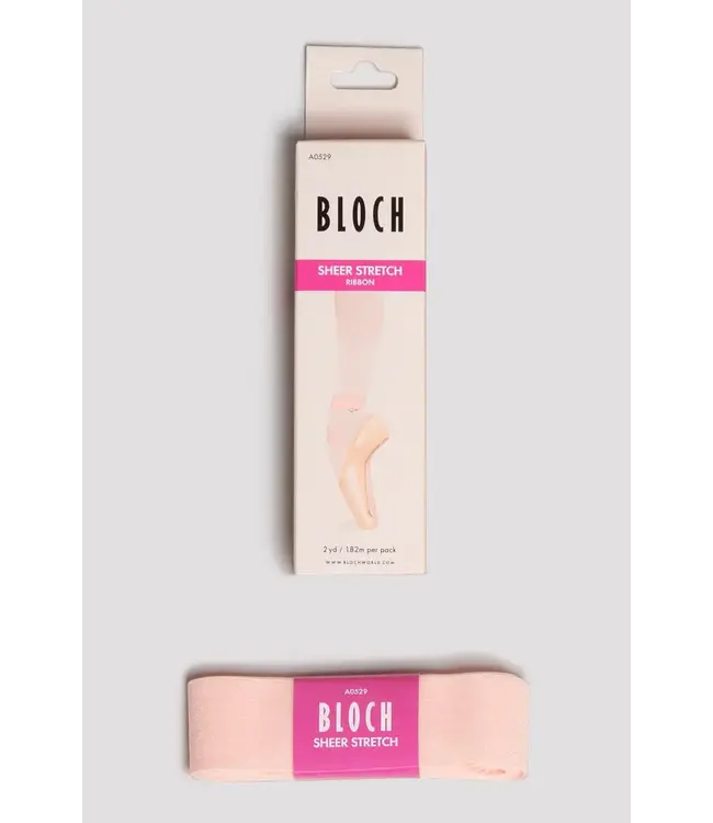 Sheer Stretch Ribbon Pink