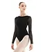 Nikolay Ladies' Tara Long Sleeve Leotard Black