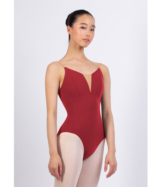 Nikolay Ladies' Charlotte Camisole Leotard Red
