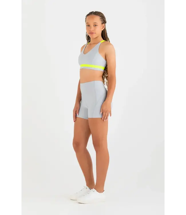 Children's Balanced Bodi Workout Short Mist Grey