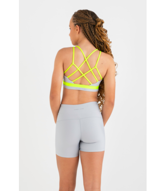 Every Turn Children's Fit-Letic Crop Top Mist Grey