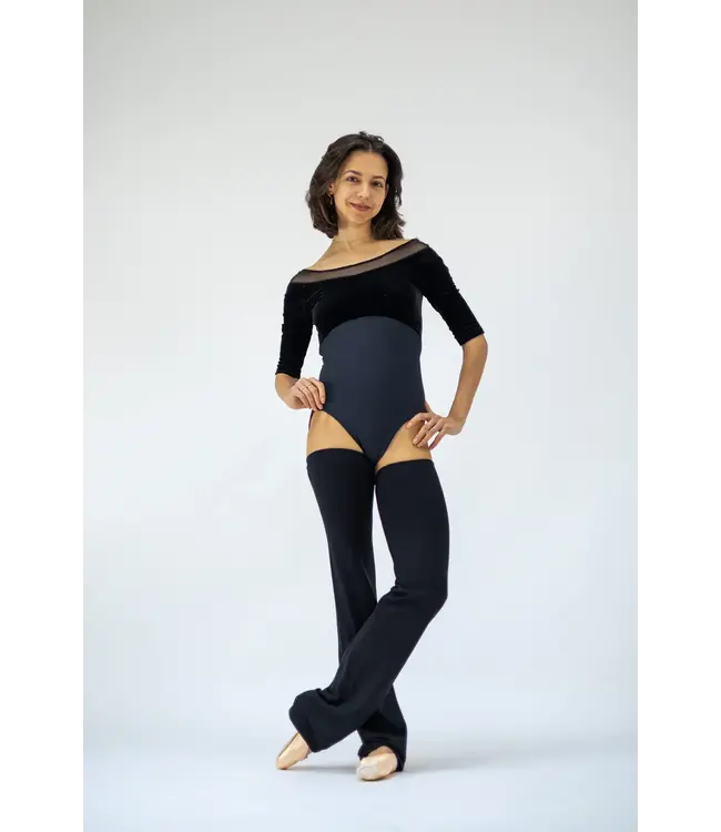 Long Leg Warmers Classic Black