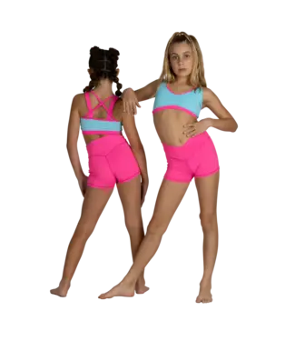 XODanceCO Children's Criss Cross Top Bubblegum Pop