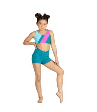 XODanceCO Children's Fiesta Flare Top Blueberry Sorbet