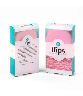 B Plus Printworks Flips Toe Pads Pink/Peach