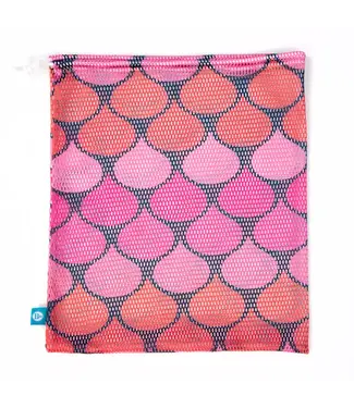 B Plus Printworks Printed Mesh Bag Pink/Black