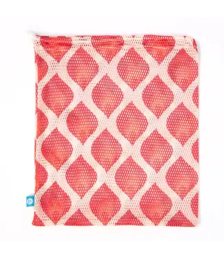 B Plus Printworks Printed Mesh Bag Red/Orange