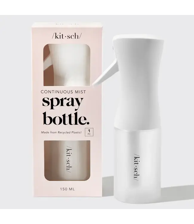 Recycled Plastic Continuous Spray Bottle White