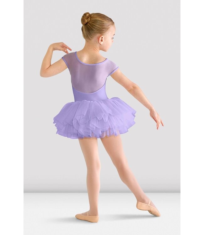 Children's Mesh Sleeve Tutu Dress