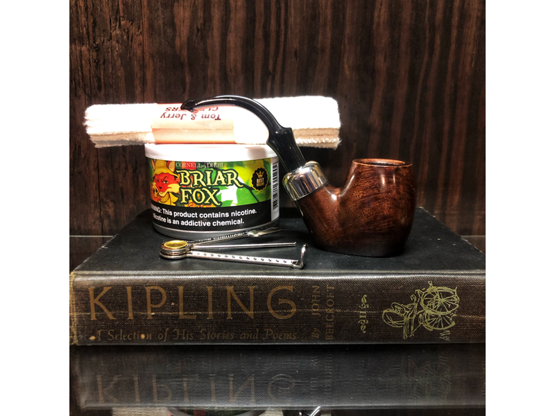 Cigar Art Briar Fox Pipe Kit with Peterson Pipe