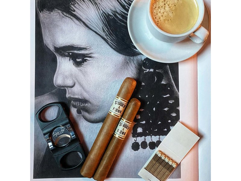 Cigar Art Cigar Art Singer & Monk Claro Corona 5 x 42