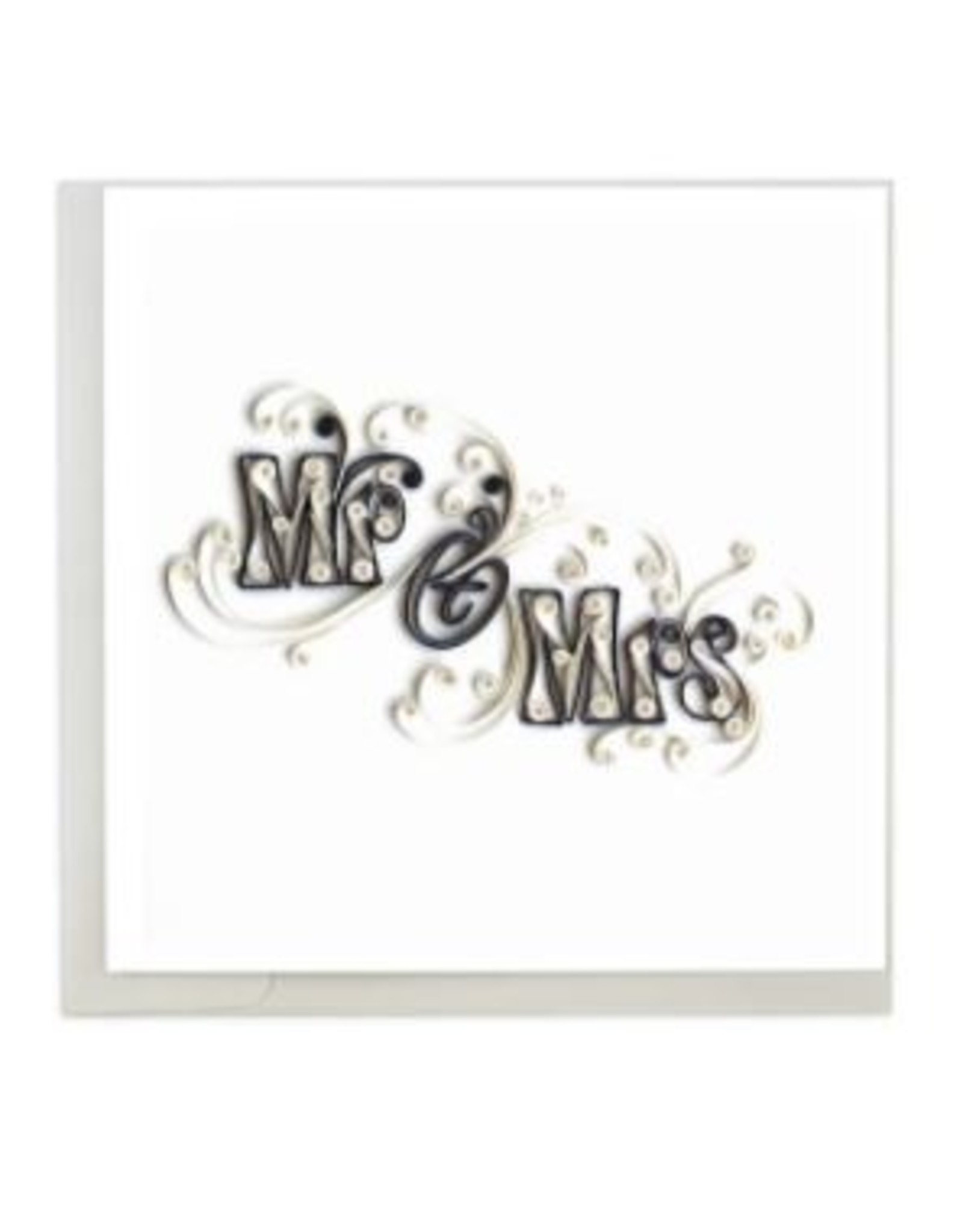 Quilling Card Lg- Mr & Mrs